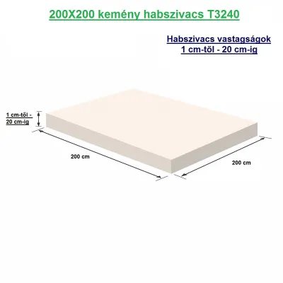 200X200 kemény habszivacs
